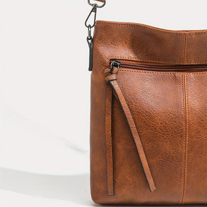 Lena | Retro crossbody taske Firkanet