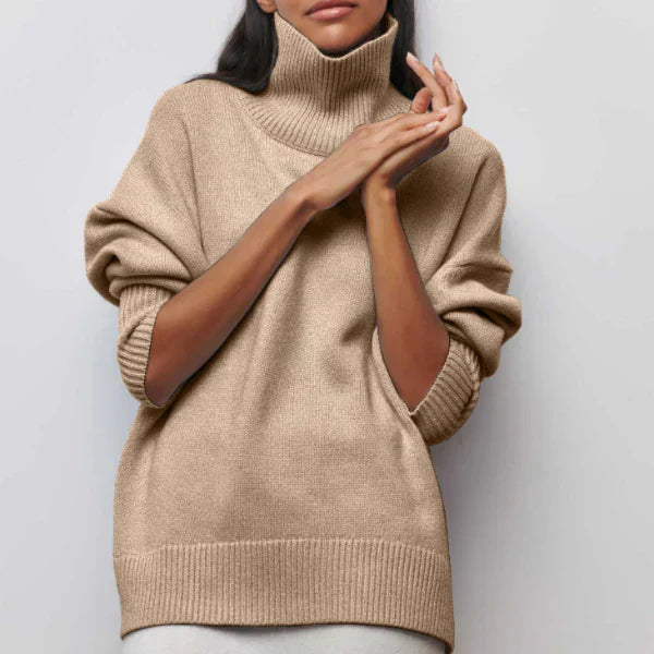 Amandine™ | Oversize Rullekrave Sweater