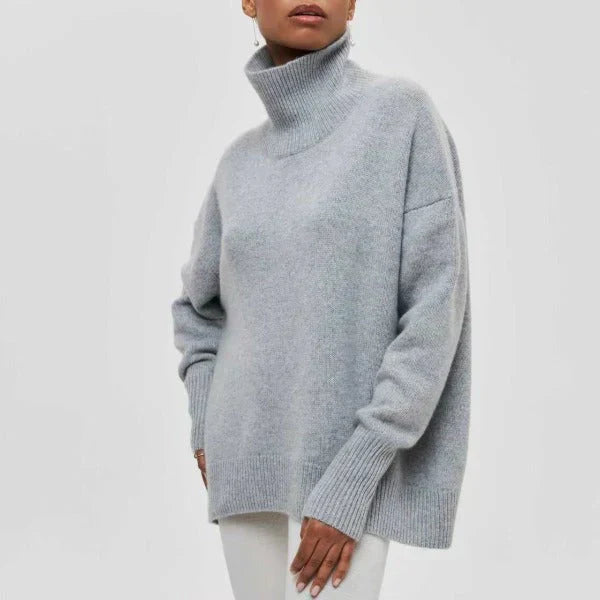 Amandine™ | Oversize Rullekrave Sweater