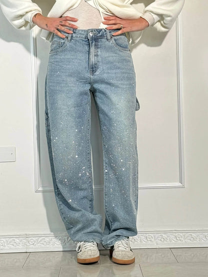 Gertrud - Stilfulde jeans med glitter