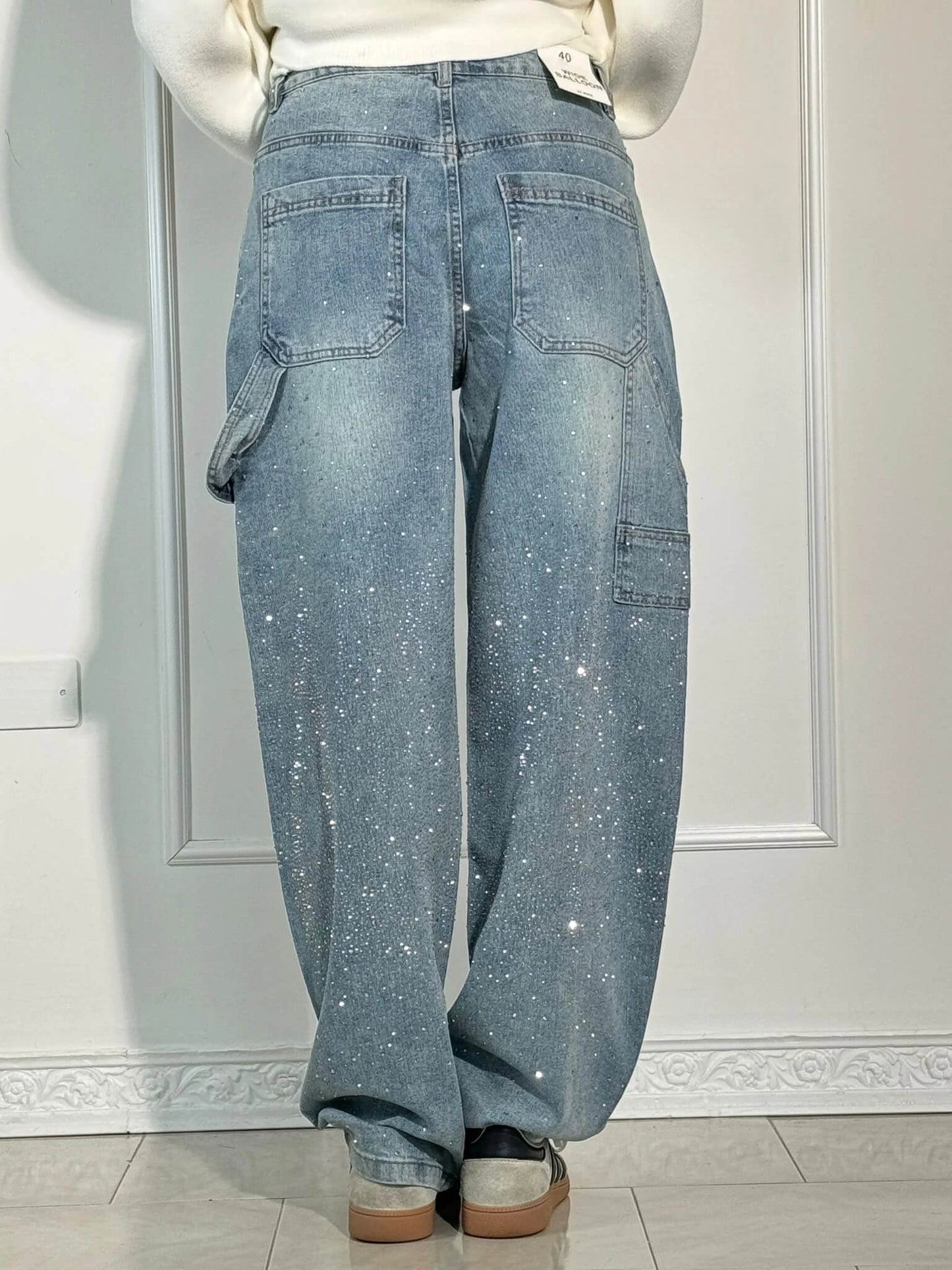 Gertrud - Stilfulde jeans med glitter