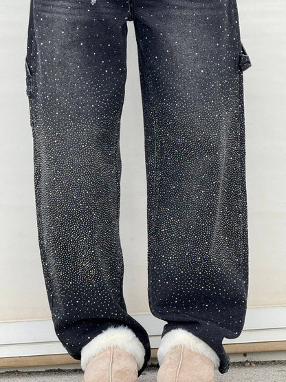 Gertrud - Stilfulde jeans med glitter