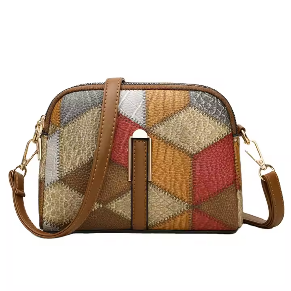 Luna | Mini crossbody taske i patchwork