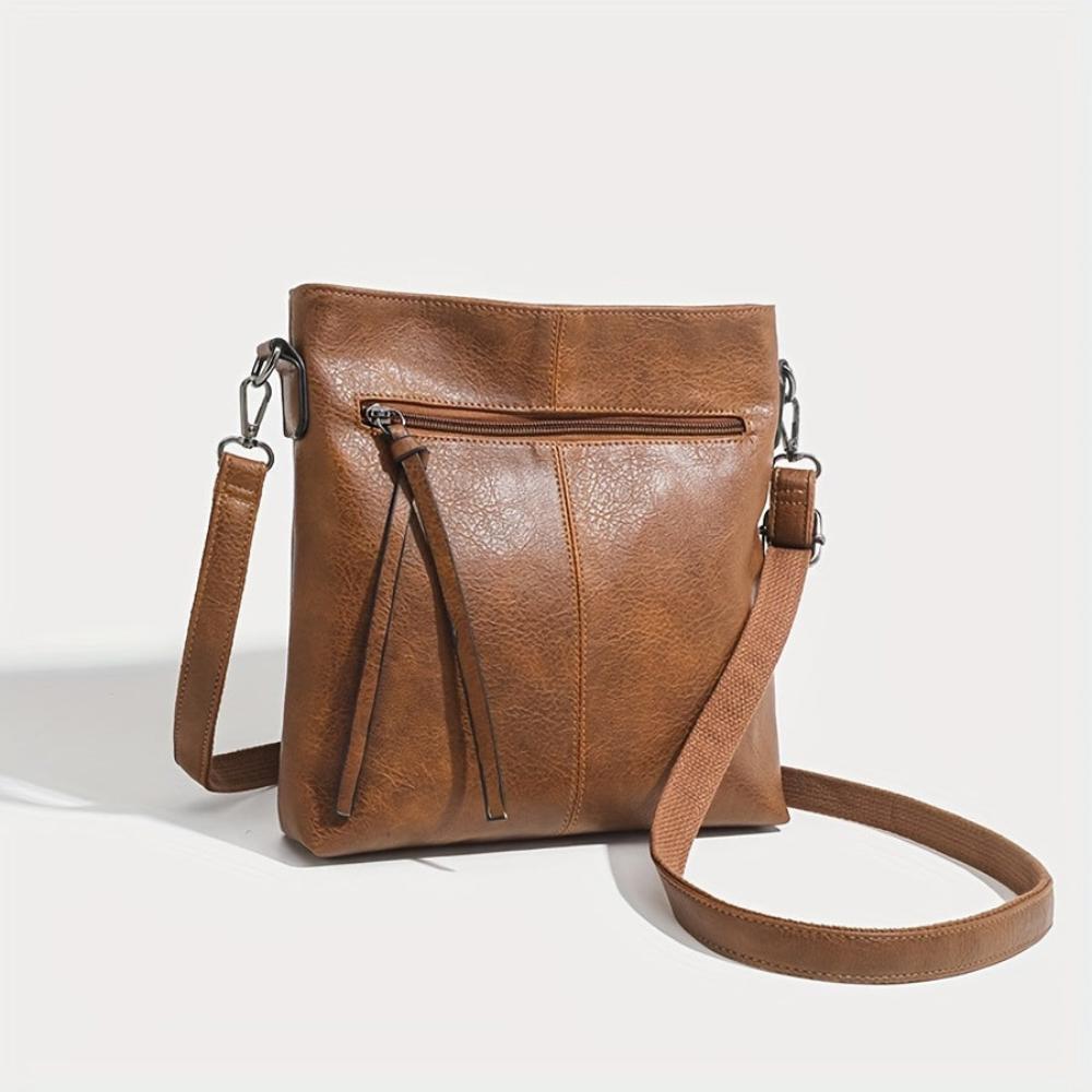 Lena | Retro crossbody taske Firkanet