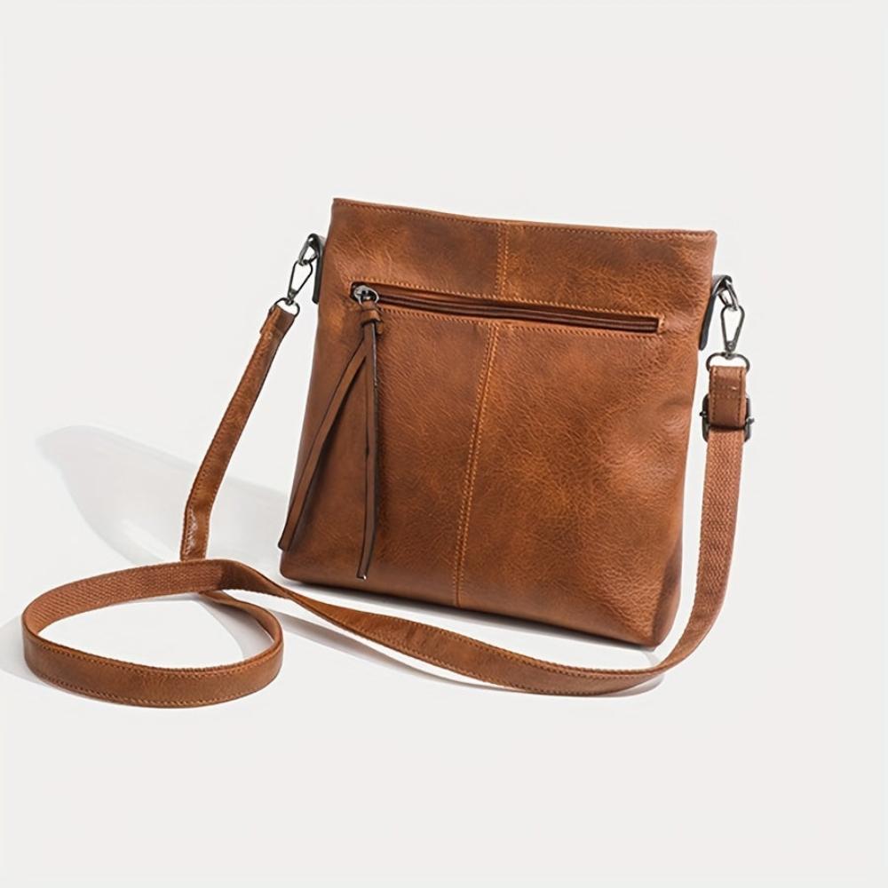 Lena | Retro crossbody taske Firkanet